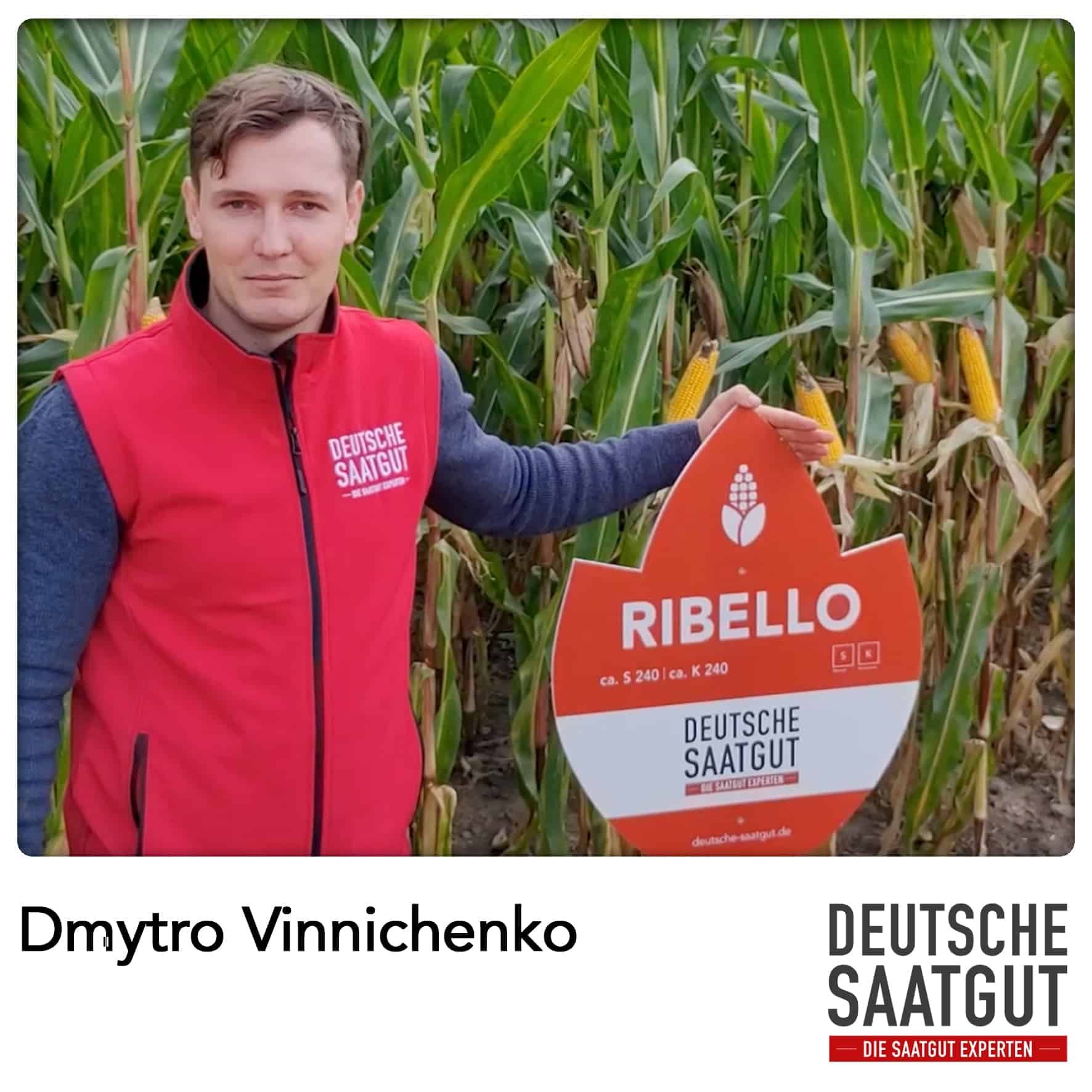 Dmytro Vinnichenko – Sortendemo Mais, Gemeinde Göhren im Landkreis Altenburger Land in Thüringen