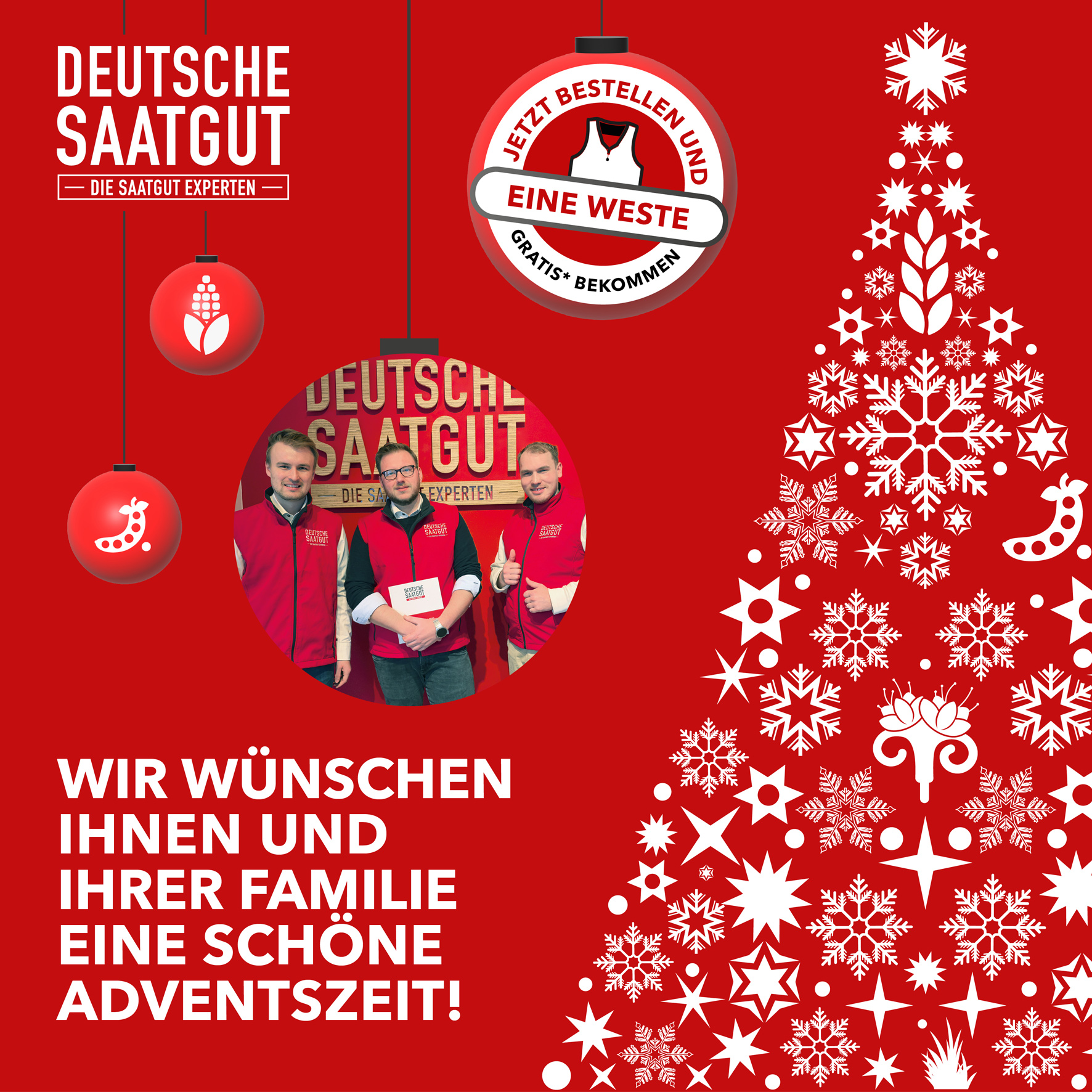 Wir wünschen Ihnen und Ihrer Familie eine schöne Adventszeit!