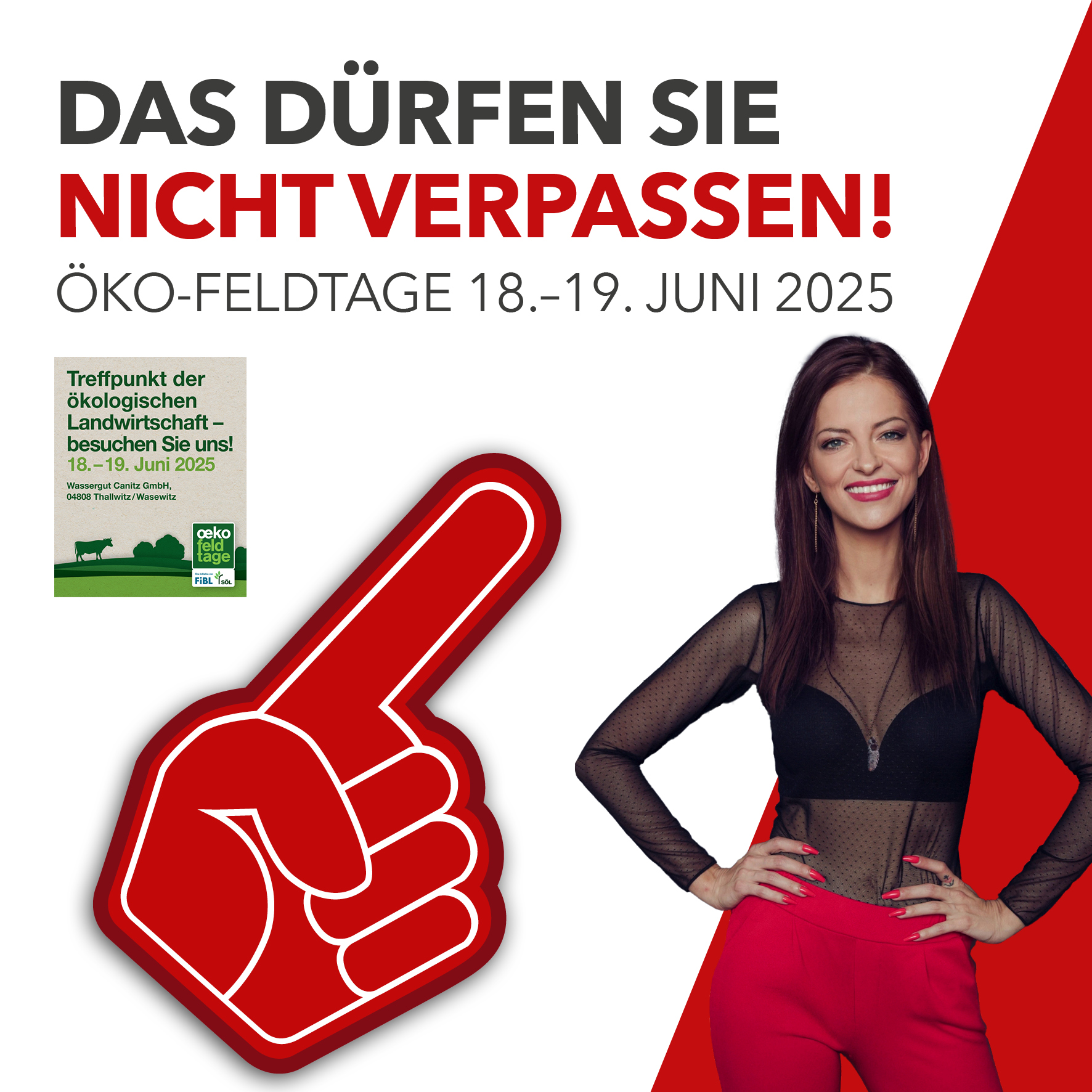 Nicht verpassen: Öko-Feldtage am 18. und 19. Juni 2025 auf dem Wassergut Canitz/Sachsen!