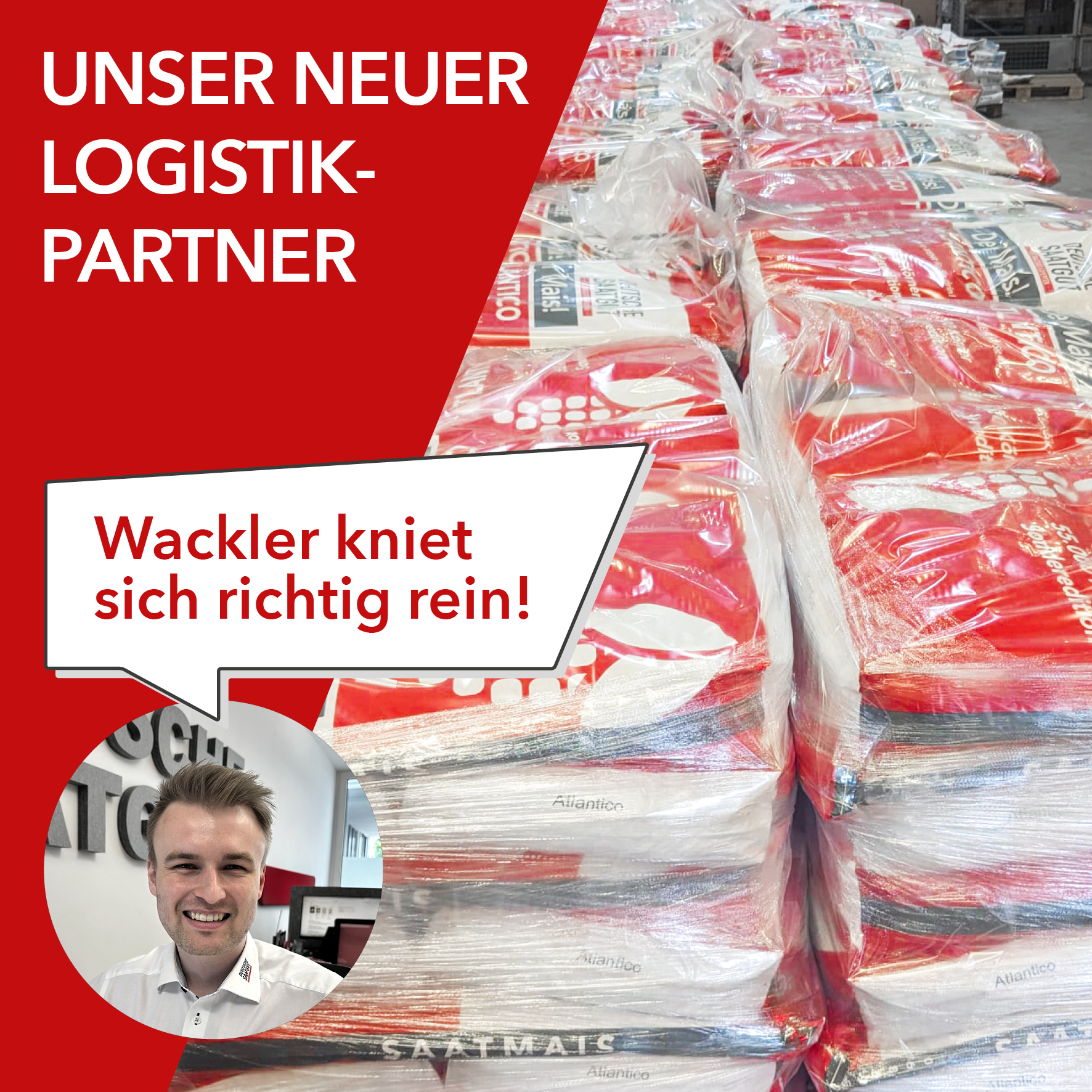 Logistikpartnerschaft mit Wackler: Deutsche Saatgut optimiert Prozesse für die Hochsaison